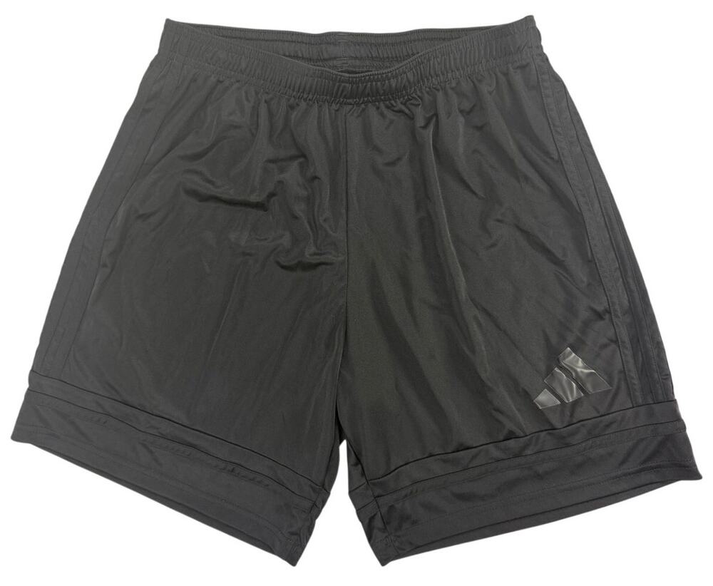 Adidas Men’s Medium Black Athletic Shorts Drawstring Waist Pockets